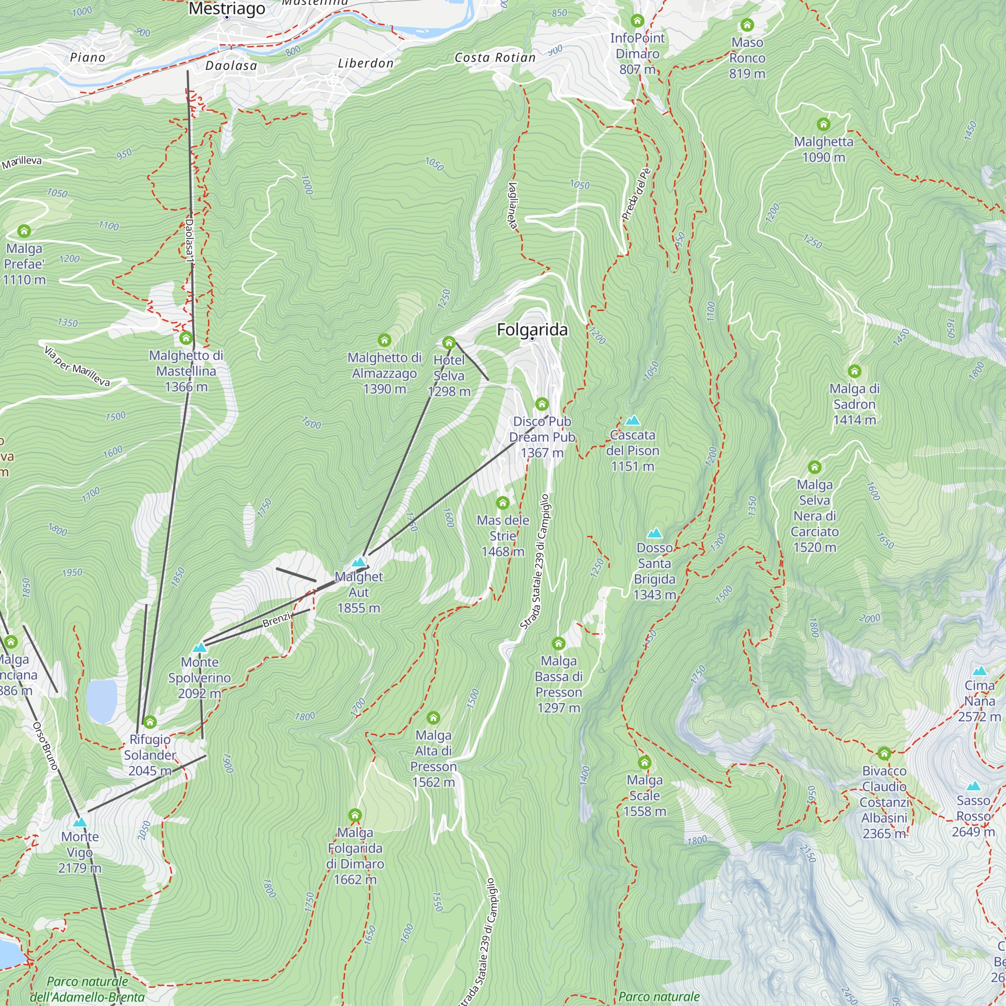 Mas dele Strie map