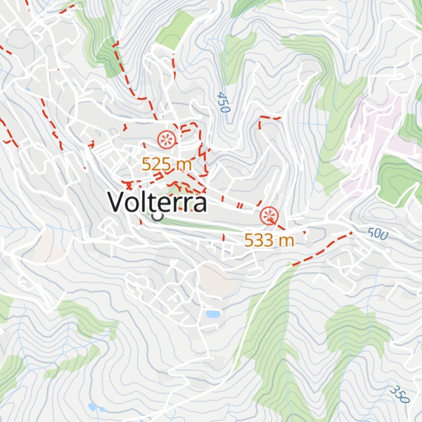 Map of Volterra – Quota