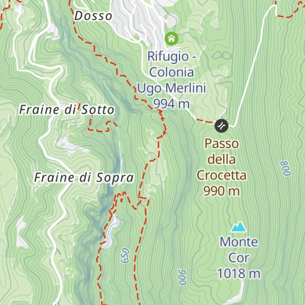Map of Malga Orsa