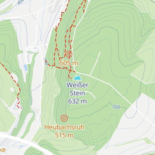 Map of Weißer Stein