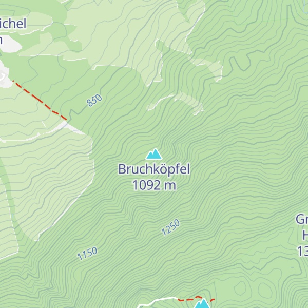 Map of Bruchköpfel