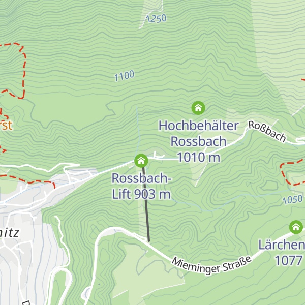 Map of Gasthof Pension Wiesenruh