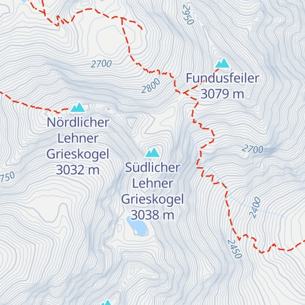 Map of Südlicher Lehner Grieskogel