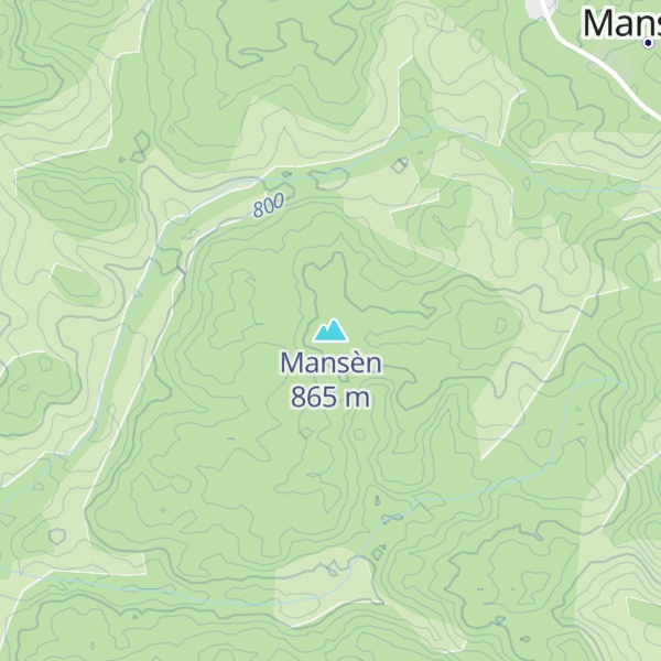 Map of Mansèn