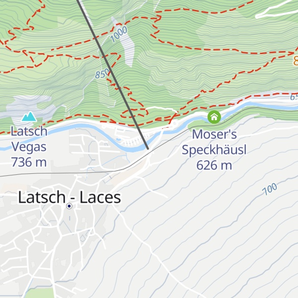 Map of Bar Seilbahn