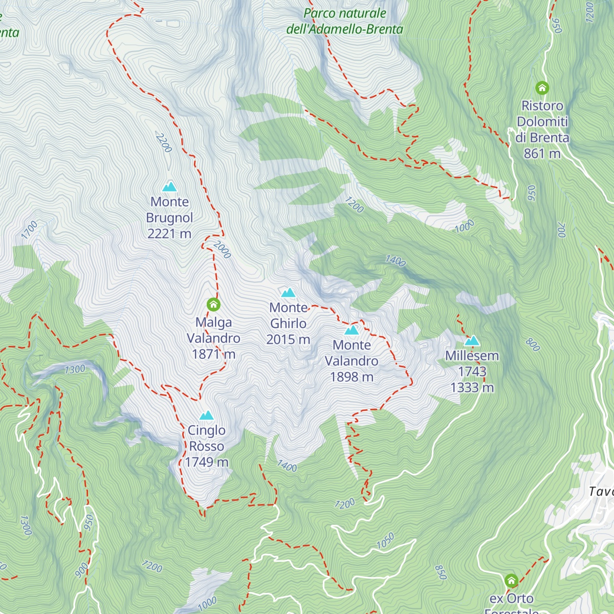 Baita Don Luciano map