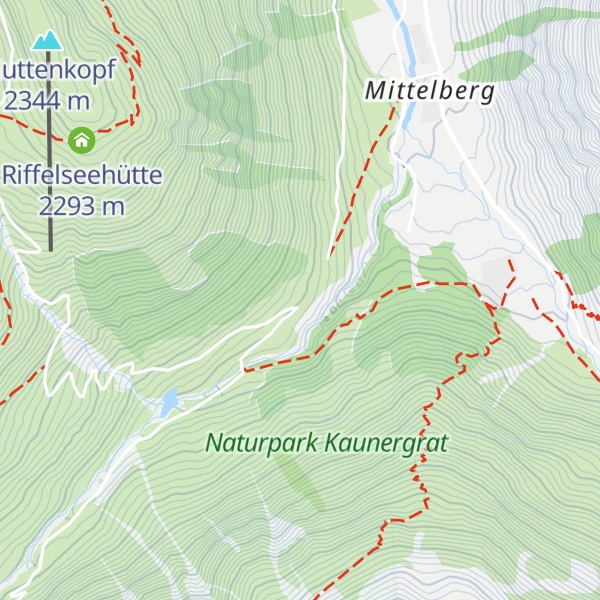 Map of Taschach Alpe