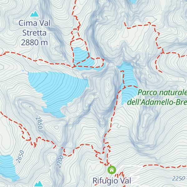 Map of Cima Bassa d'Ambiez