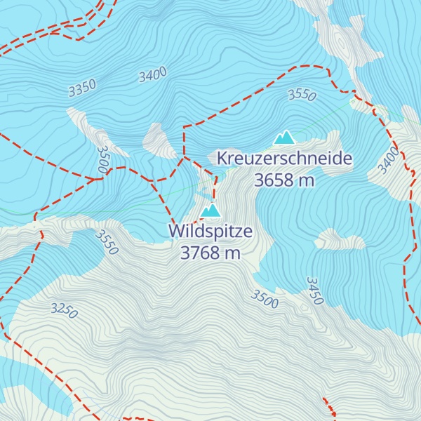 Map of Wildspitze