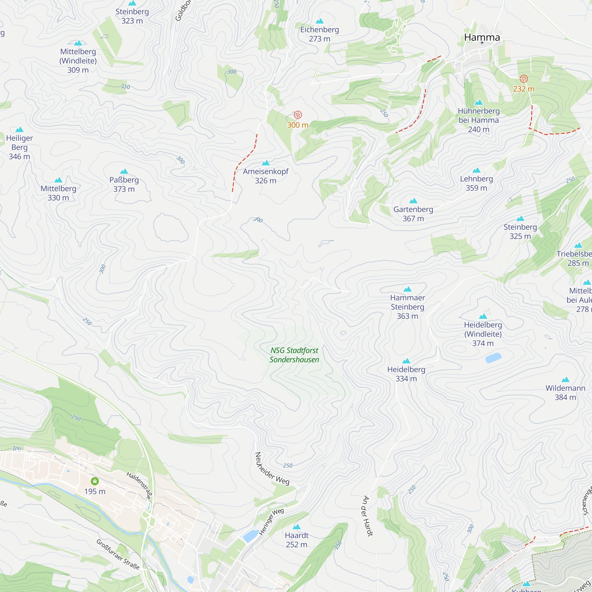 Schutzhütte Borntal map