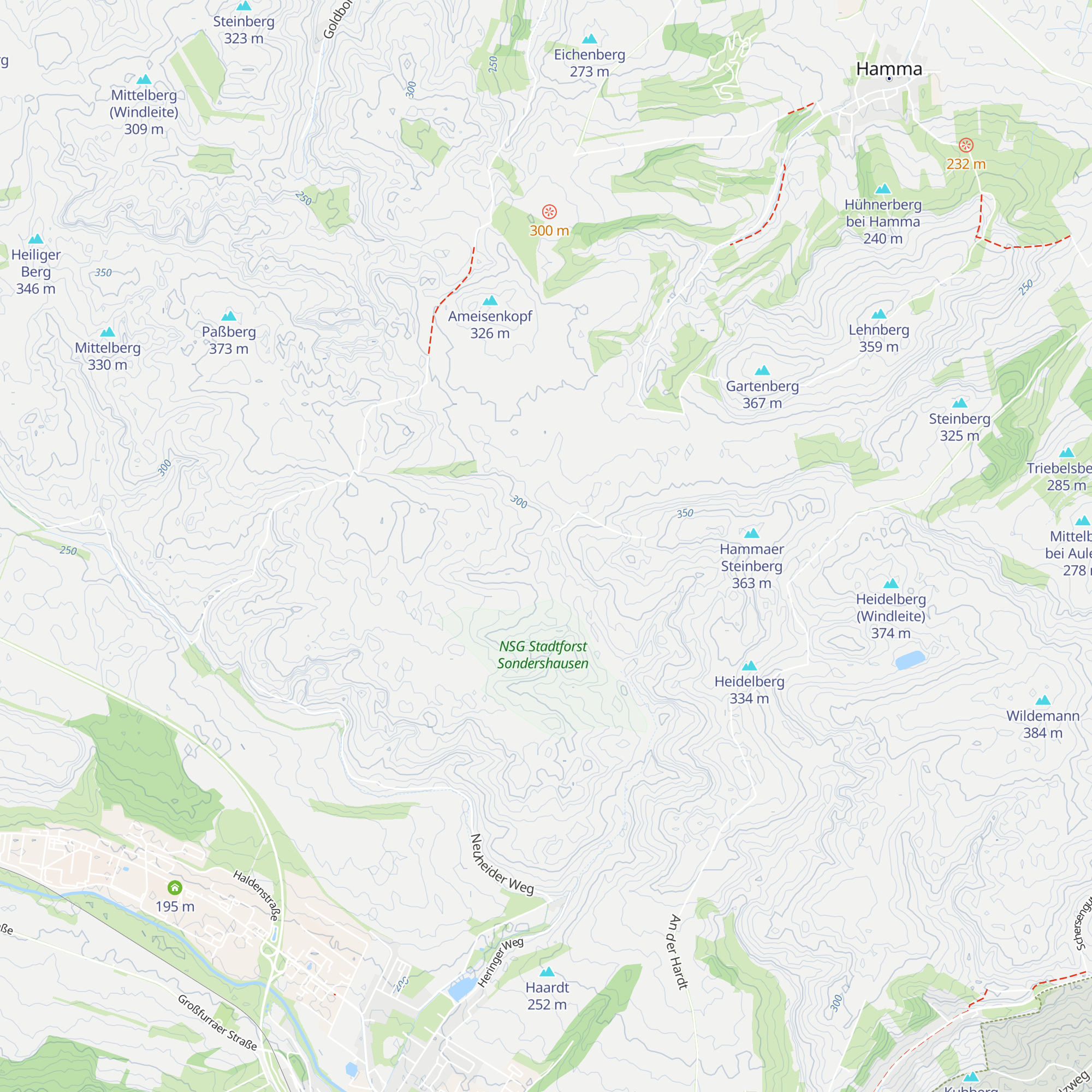 Schutzhütte Borntal map
