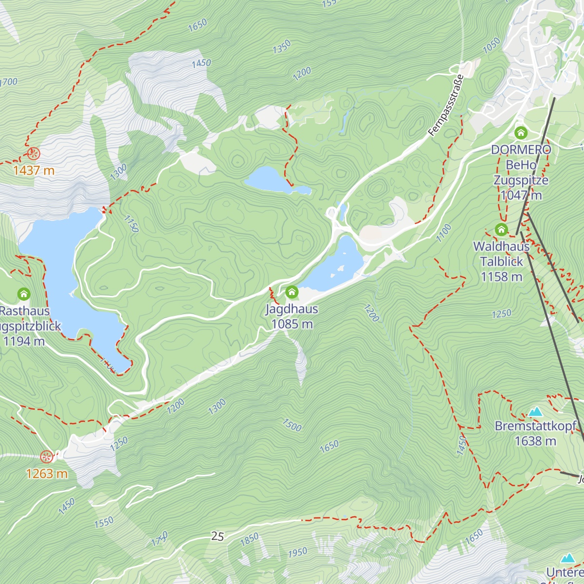 Jagdhaus map
