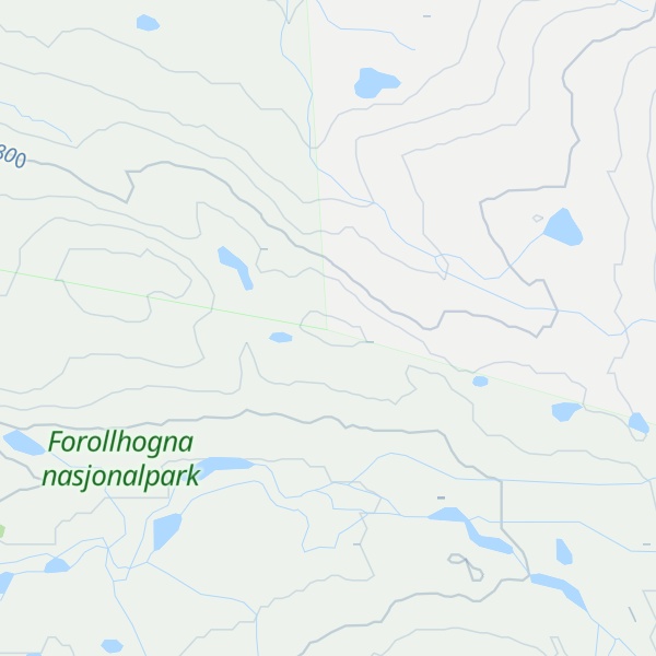 Map of Gråfjellet