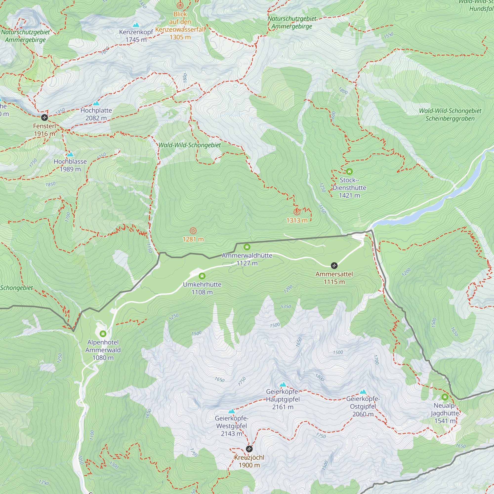 Ammerwaldhütte map