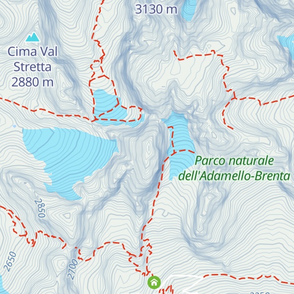 Map of Cima d'Ambiez