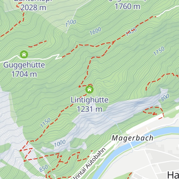Map of Lintighütte