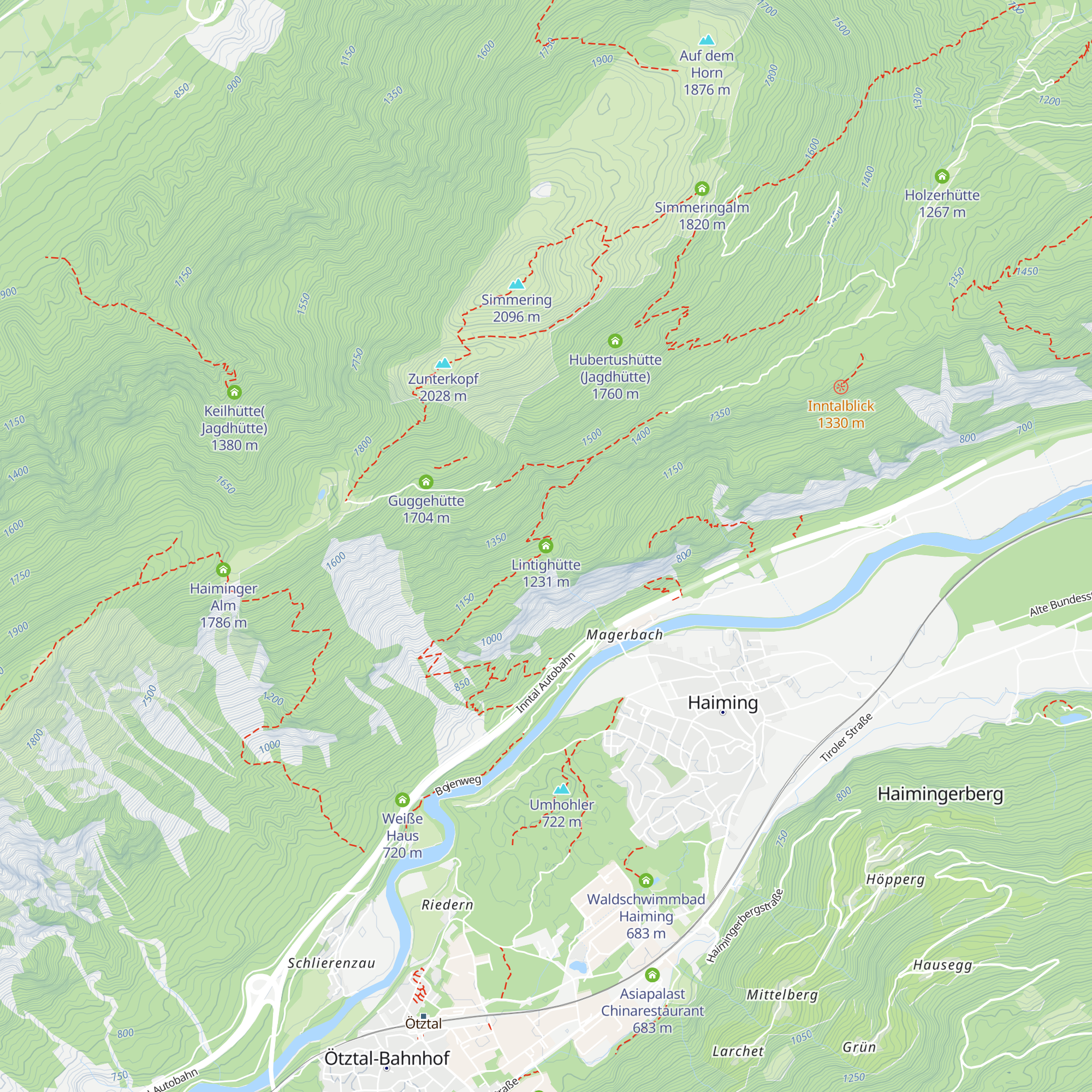 Lintighütte map