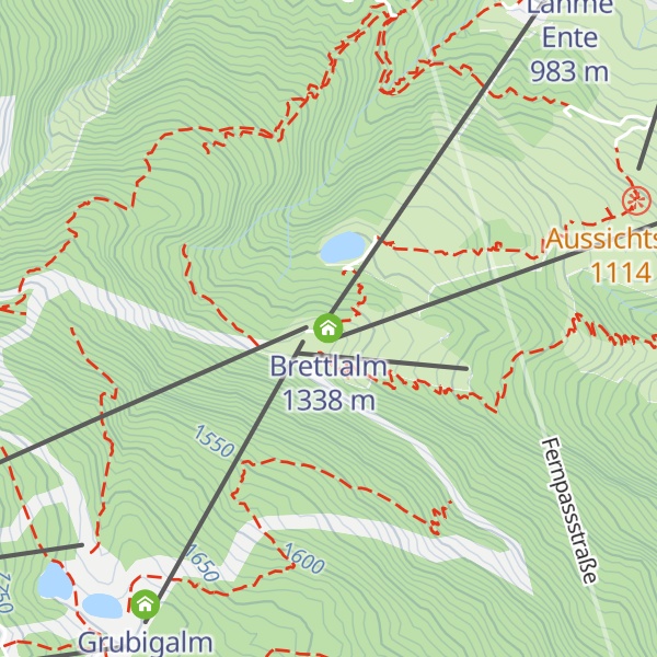 Map of Brettlalm