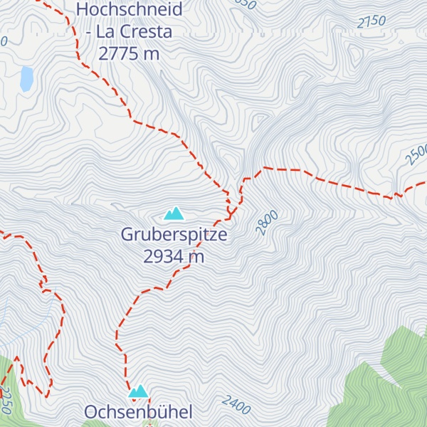 Map of Vermoi Spitze