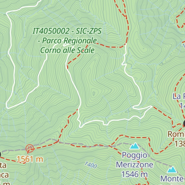 Map of Monte Bubiale