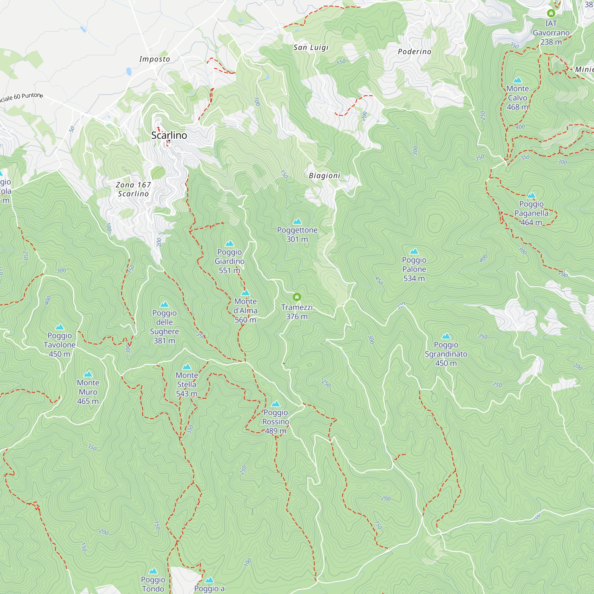 Tramezzi map