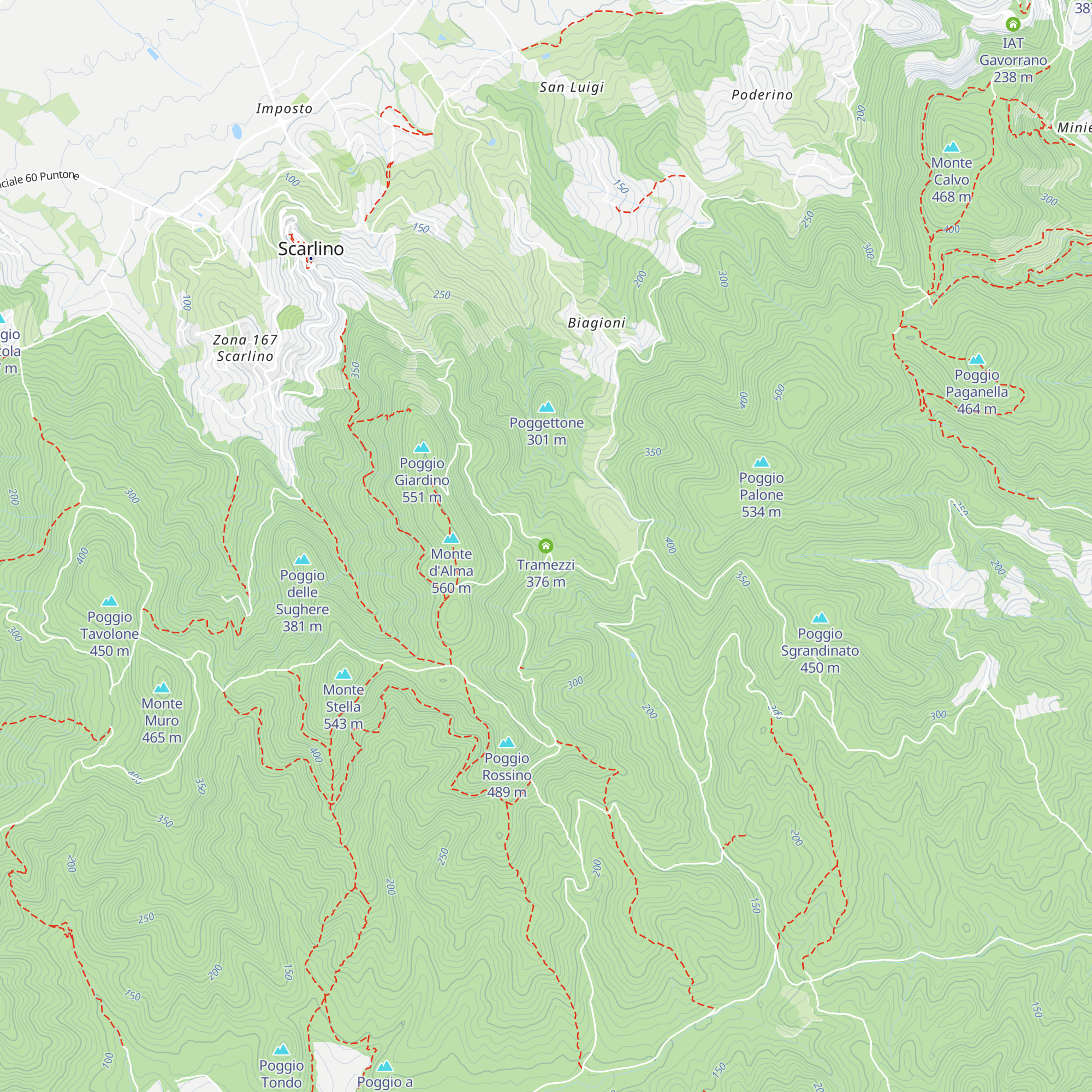 Tramezzi map
