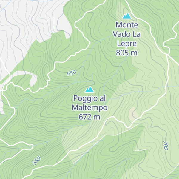 Map of Poggio al Maltempo