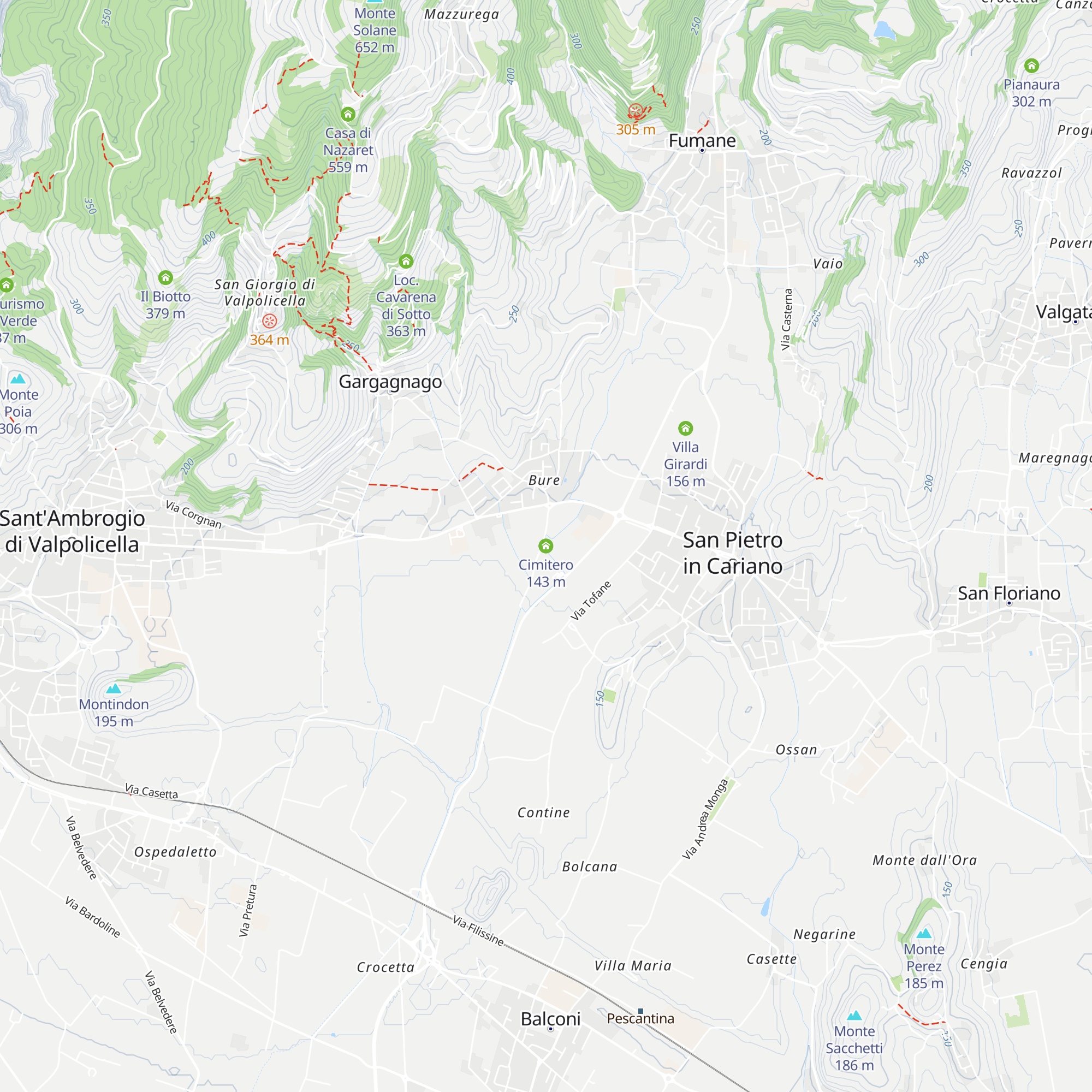 Cimitero map