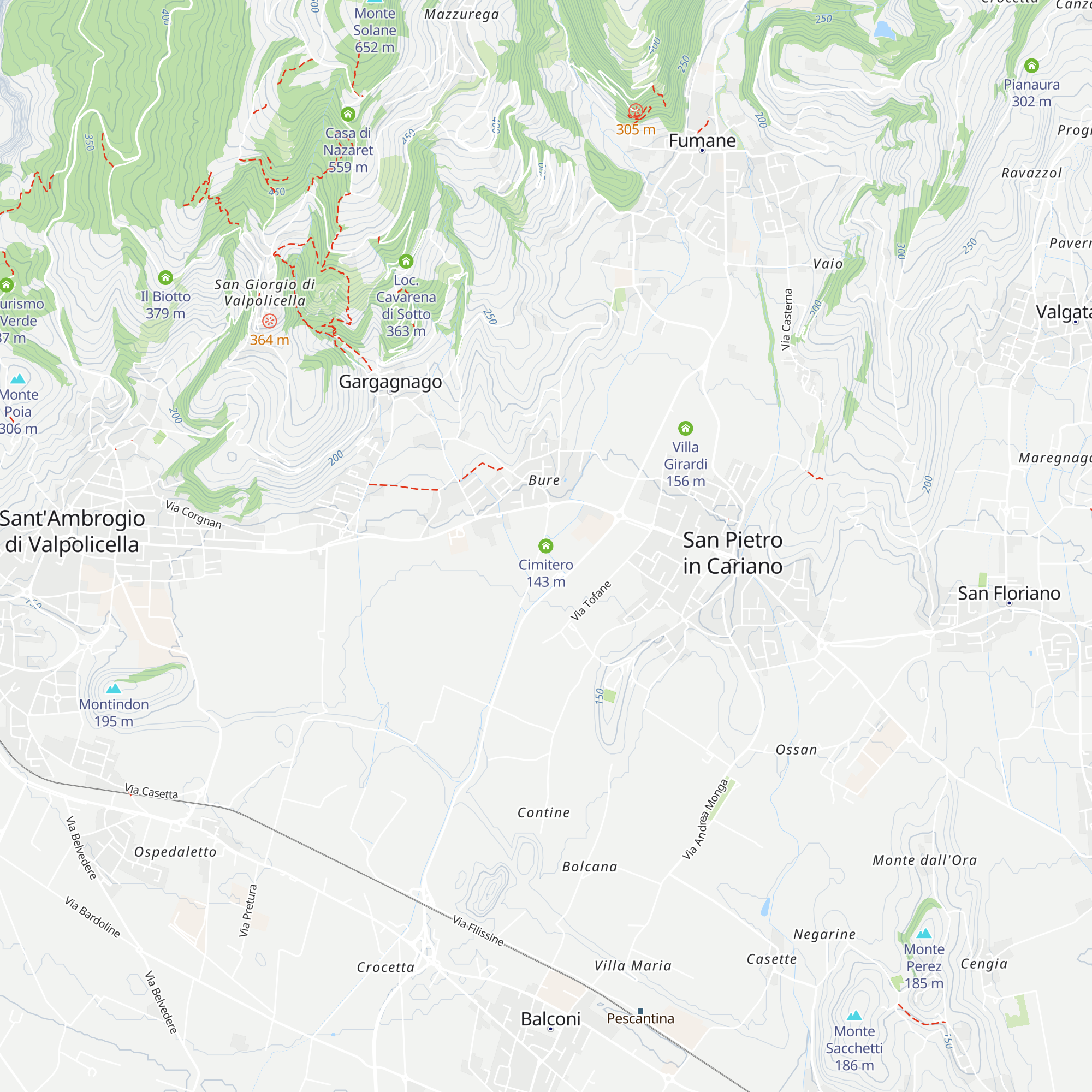 Cimitero map