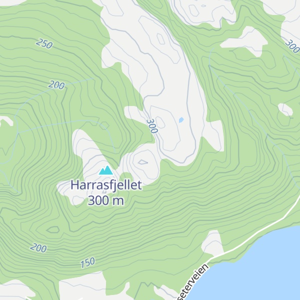 Map of Henrikhaugen