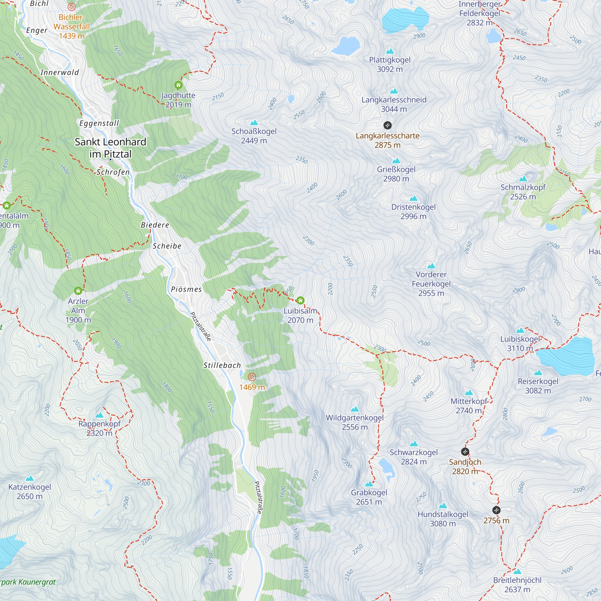 Luibisalm map