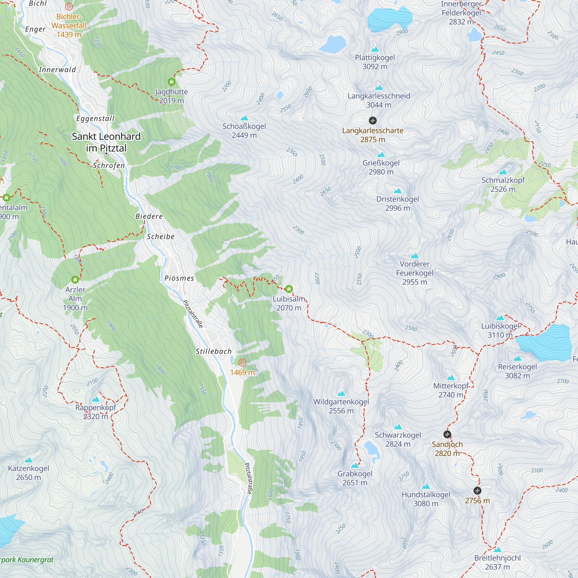 Luibisalm map