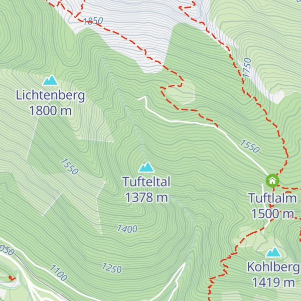 Map of Tuftltalm