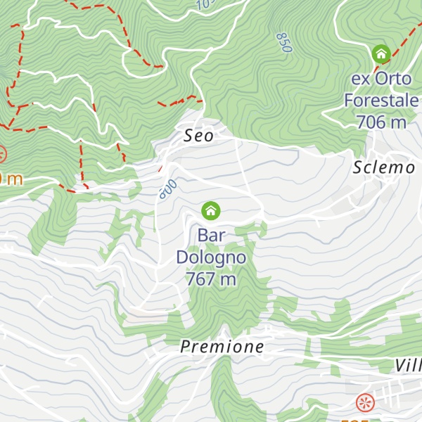 Map of Bar Dologno