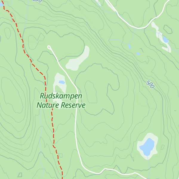 Map of Blekketjernhøgda