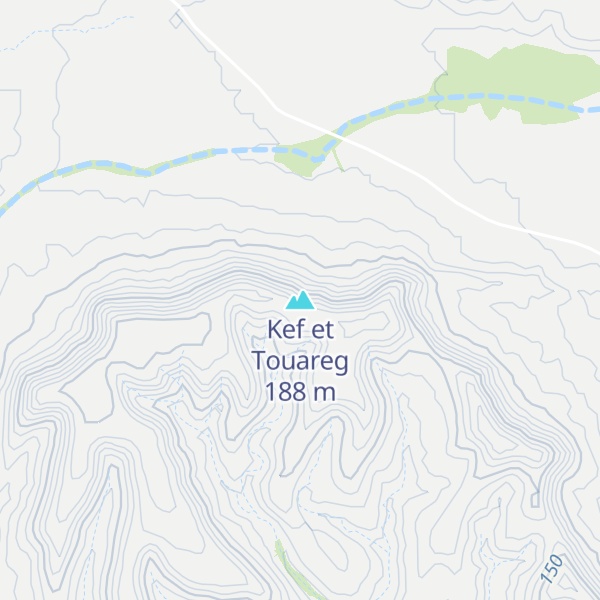 Map of Kef et Touareg