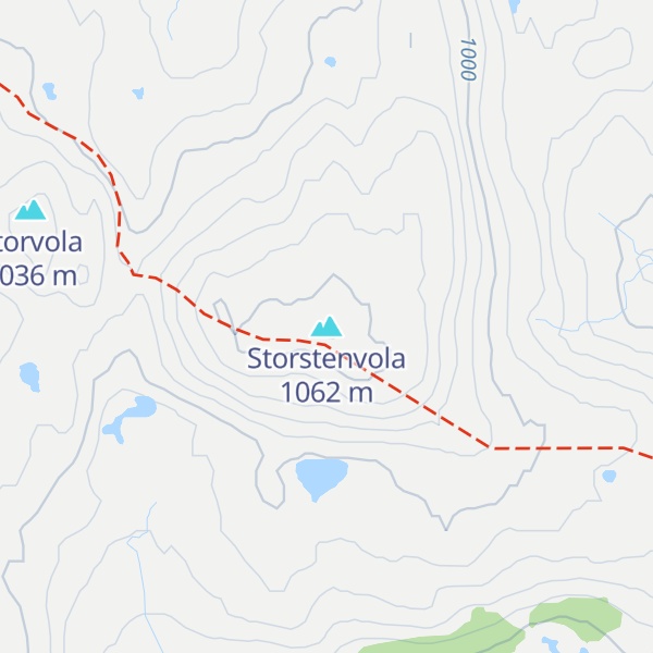 Map of Storstenvola