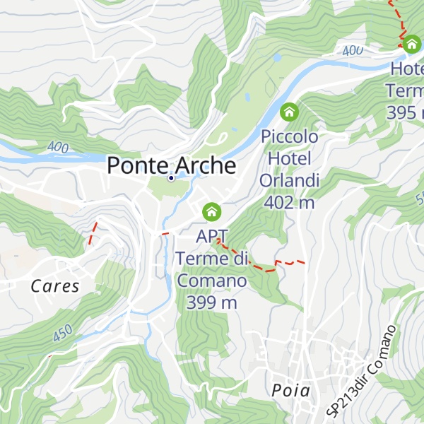 Map of APT Terme di Comano