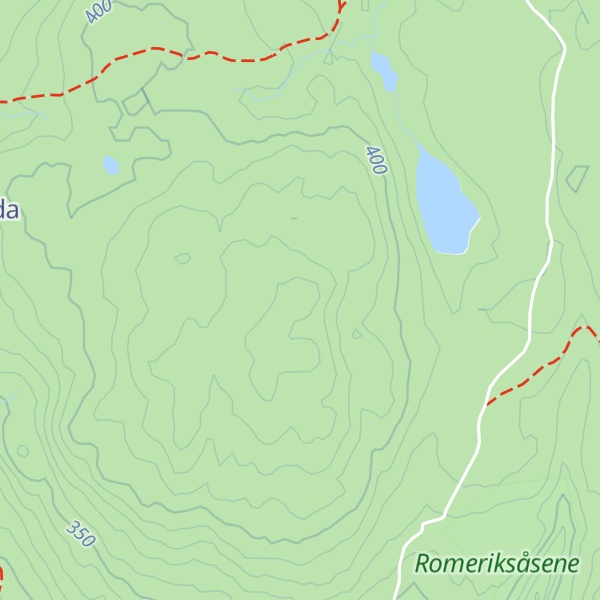 Map of Tøyenhøgda