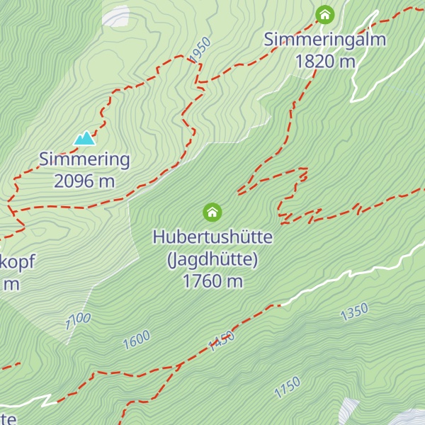 Map of Hubertushütte (Jagdhütte)