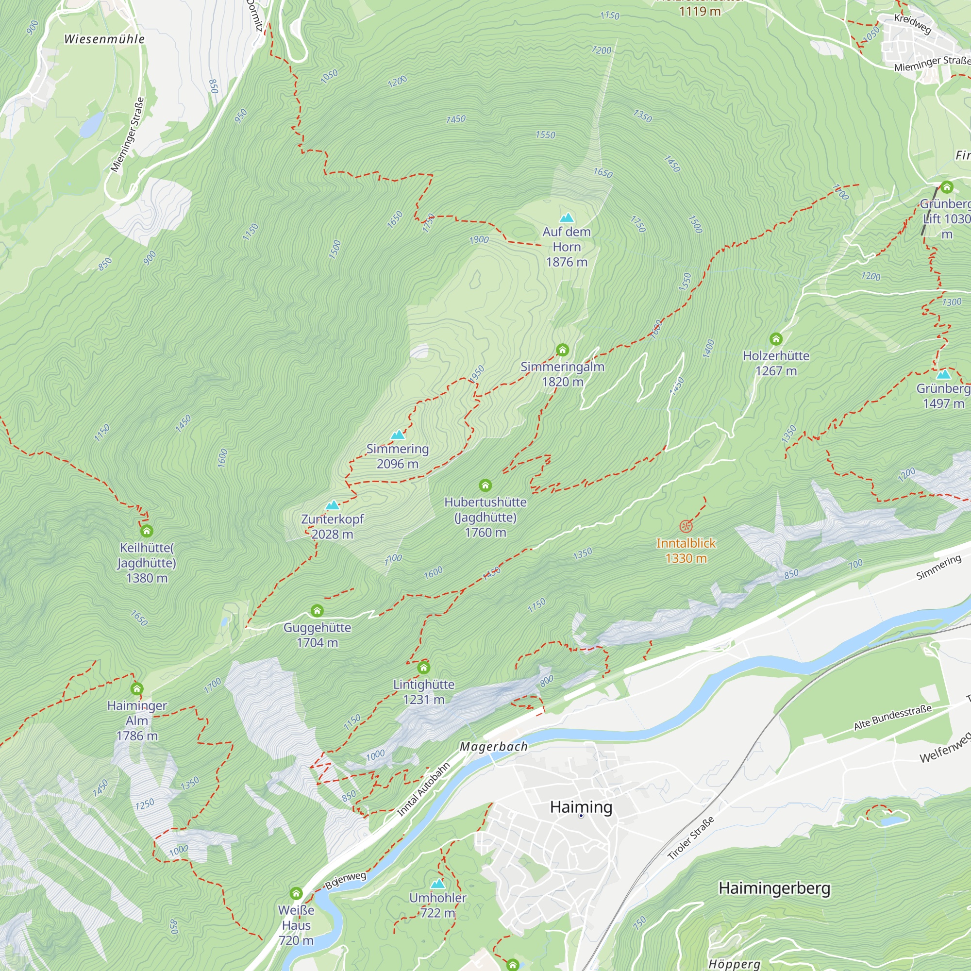 Hubertushütte (Jagdhütte) map