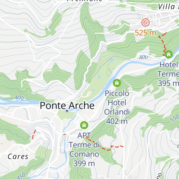 Map of Grand Hotel Terme di Comano