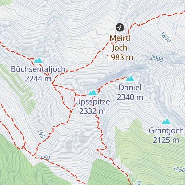Map of Upsspitze