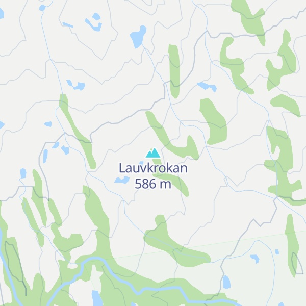 Map of Lauvkrokan