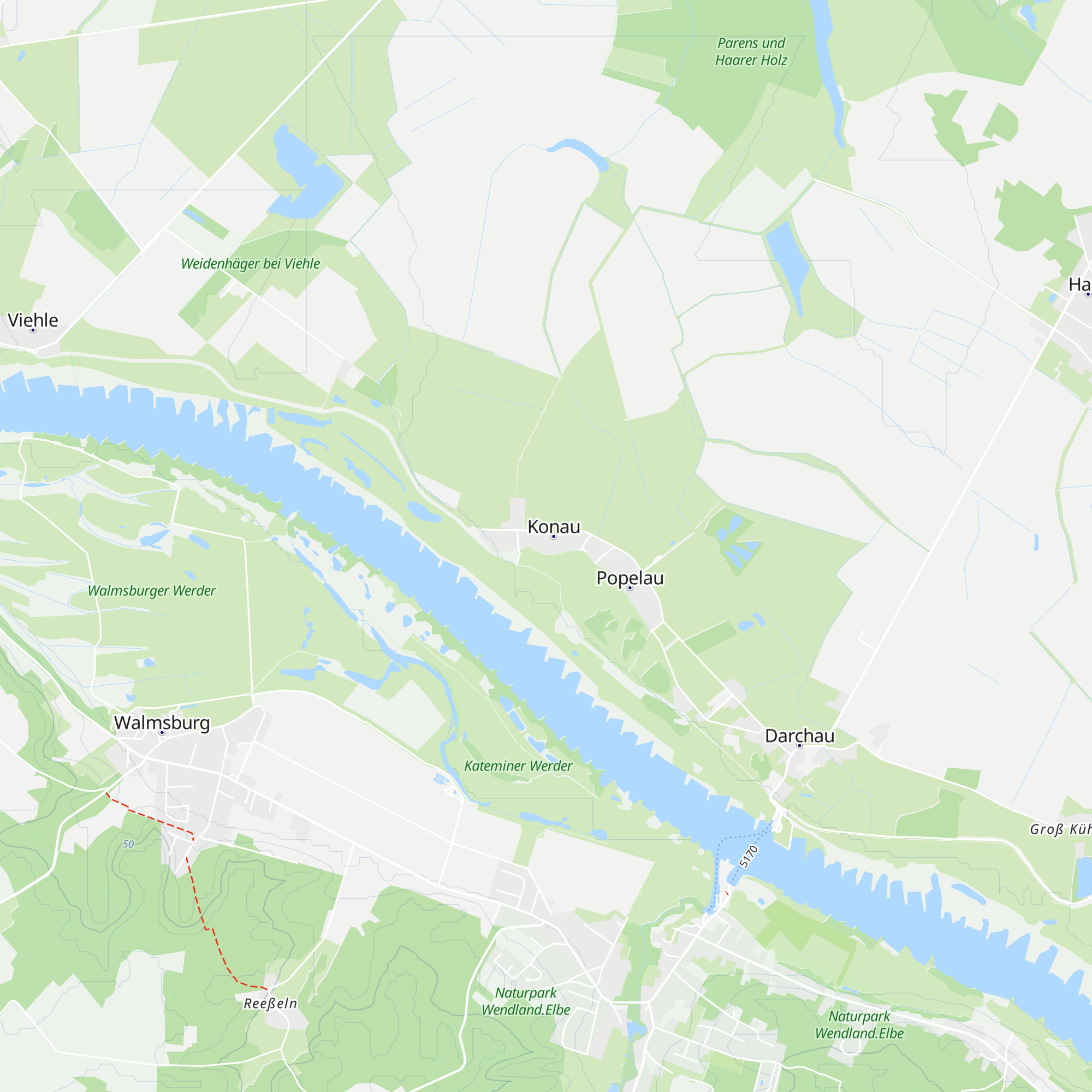 Archezentrum Amt Neuhaus map