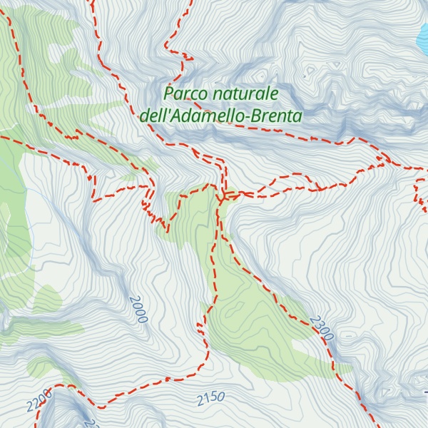 Map of Rifugio Maria e Alberto al Brentei