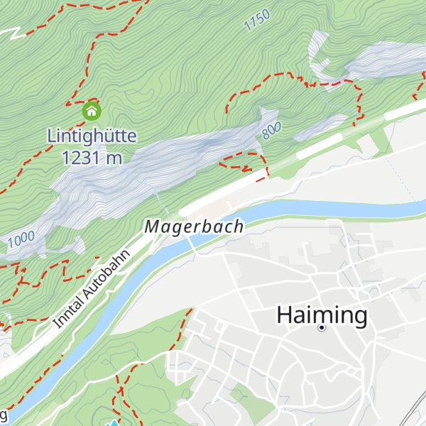 Map of Tiroler Haus Rafting Alm