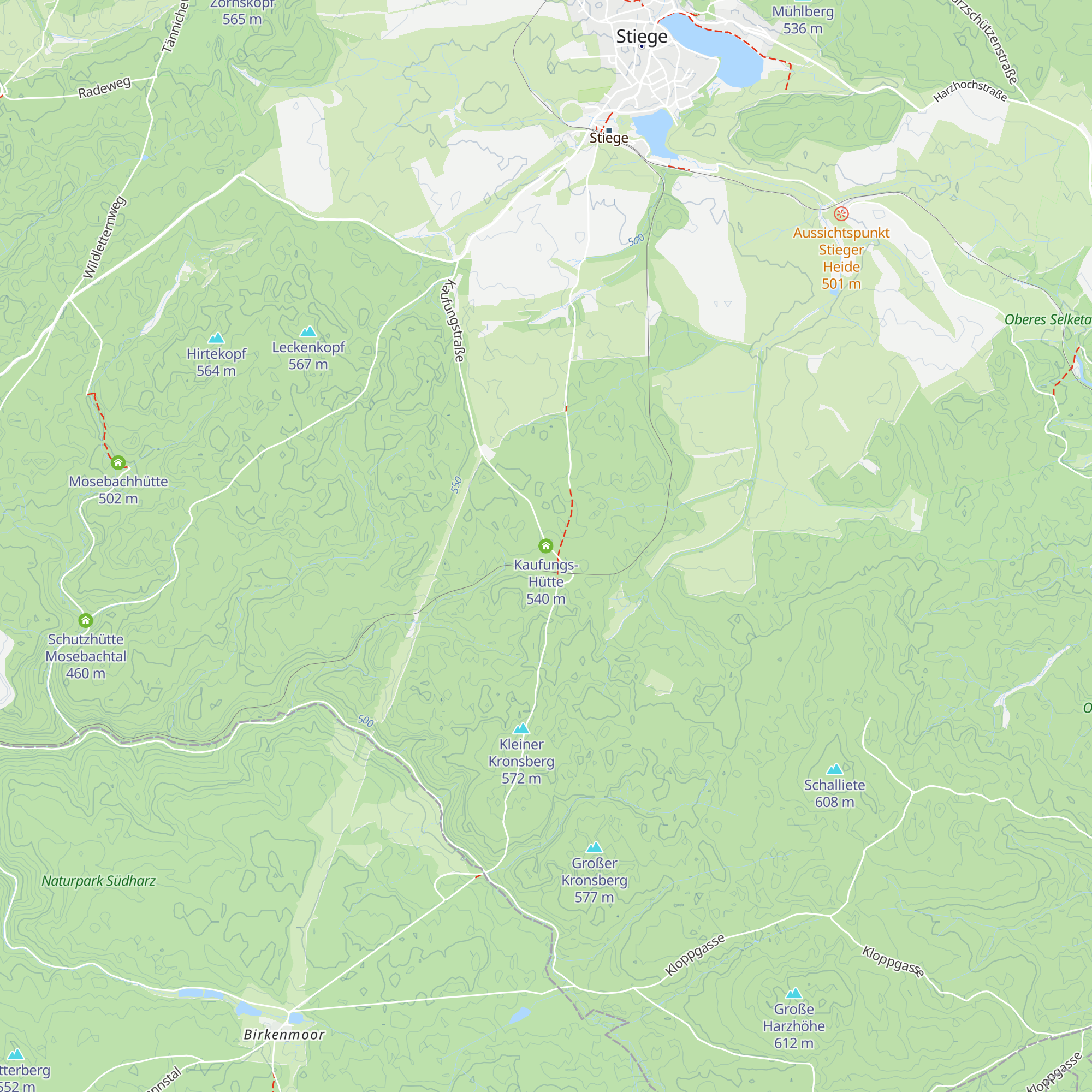 Kaufungs-Hütte map