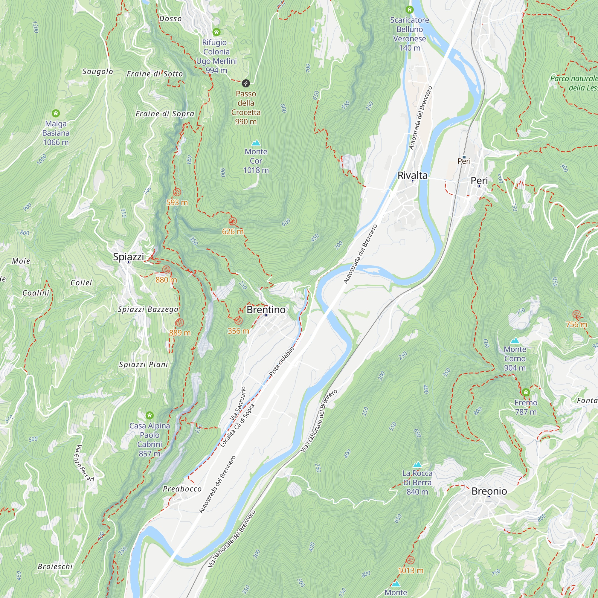 Al Castel map