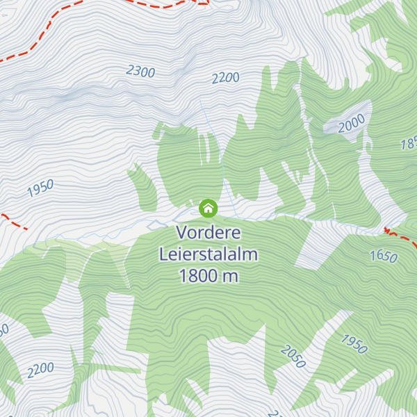 Map of Vordere Leierstalalm